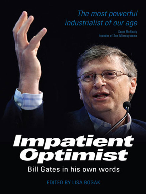Title details for The Impatient Optimist by Lisa Rogak - Available